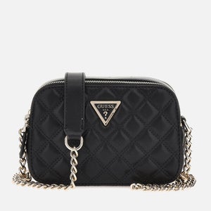 Guess Giully Diamond Quilted Faux Leather Camera Bag