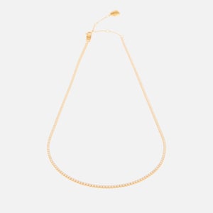 Astrid & Miyu Gold-Plated Tennis Necklace