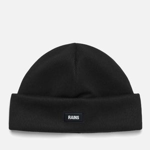 RAINS Rib-Knit Fleece-Lined Beanie