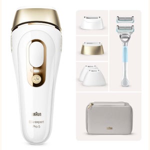 Braun Silk-Expert Pro 5 IPL PL5356 + Braun Face Mini-Haarentferner FS1000