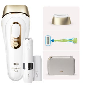 Braun Silk-Expert Pro 5 IPL PL5052 + Braun Face Mini-Haarentferner FS1000