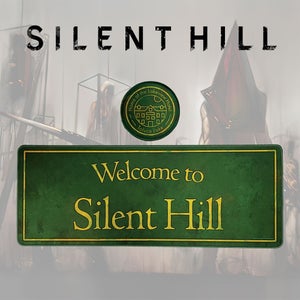 Silent Hill XL Desk Pad and Coaster Set