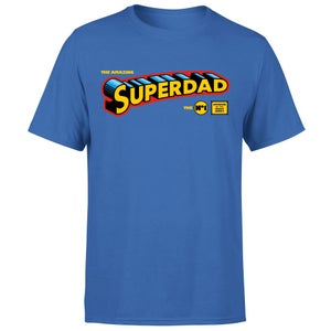 Threadless x IWOOT Super Dad Men's T-Shirt - Blue