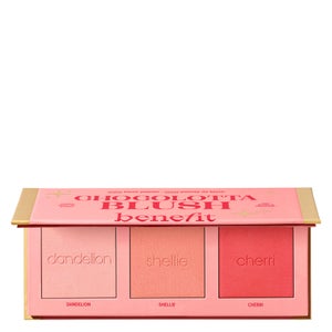 benefit Limited Edition  Chocolotta​ Blush Dandelion, Shellie & Cherry Blushers (Worth £49.50)