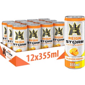 Reign Storm Valencia Orange Clean Energy Drink 12 x 355ml