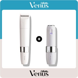 Venus Dermaplaning & Pubic Hair Gentle Trimmer Shaving Kit