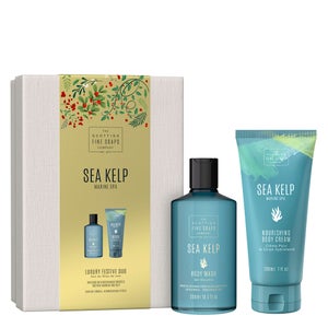 The Scottish Fine Soaps Company Christmas 2024 Luxury Festive Sea Kelp Marine Spa Duo