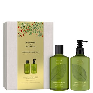 The Scottish Fine Soaps Company Coriander & Lime Leaf Luxury Festive Duo
