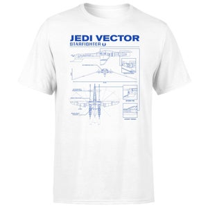 Star Wars Vector Schematic Unisex T-Shirt - White