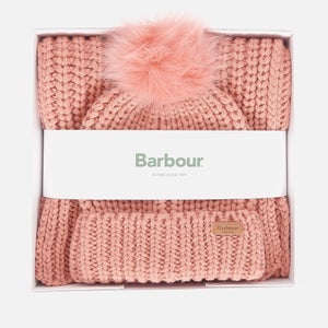 Barbour Saltburn Knit Beanie & Scarf Gift Set