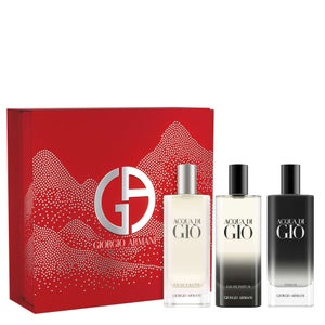 Armani Christmas 2024 Aqua Di Gio Eau de Parfum 15ml Trio Gift Set