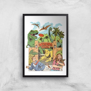Threadless x IWOOT Wrong Park Giclee Art Print