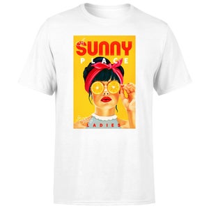 Threadless x IWOOT %22A Sunny Place For Shady Ladies%22 Unisex T-Shirt - White