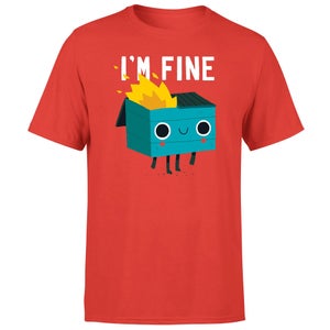 Threadless x IWOOT Dumpster Is Fine Unisex T-Shirt - Red