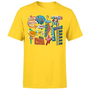 Threadless x IWOOT Hotel Motel Unisex T-Shirt - Yellow