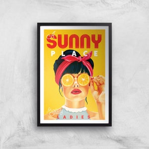 Threadless x IWOOT %22A Sunny Place For Shady Ladies%22 Giclee Art Print
