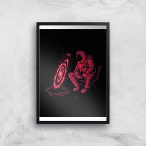 Threadless x IWOOT Cosmic Camping Giclee Art Print