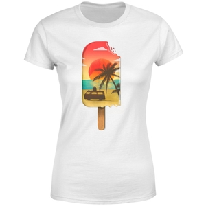 Threadless x IWOOT Spring Break Women's T-Shirt - White