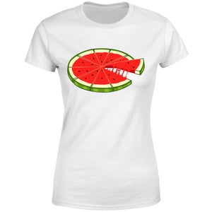 Threadless x IWOOT Summer Pizza Women's T-Shirt - White