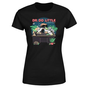 Threadless x IWOOT Dr. Do Little Women's T-Shirt - Black