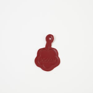 Unisex Leather Fleurette Red
