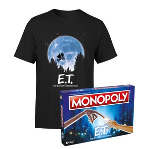  Monopoly Board Game & T-Shirt Bundle - E.T Zavvi Exclusive Edition