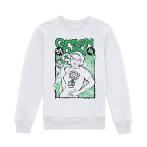 Green Day Poster Sweatshirt - White