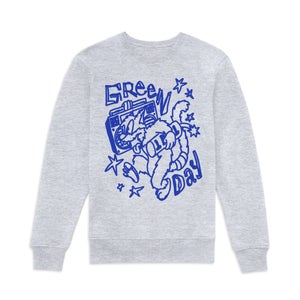 Green Day Boombox Sweatshirt - Grey