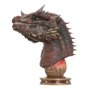 Diamond Select Game of Thrones House of the Dragon Legends in 3D Caraxes 12" Resin Bus - 30cm