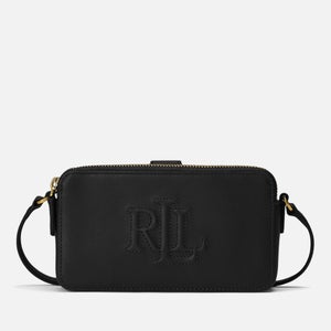 Lauren Ralph Lauren Medium Strap Leather Wallet On Chain