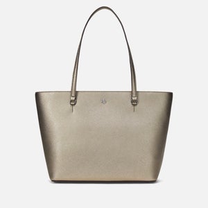 Lauren Ralph Lauren Karly Leather Medium Shopper Tote Bag