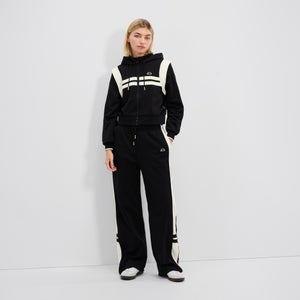 Women's Perna Cropped Track Top Black/Off White