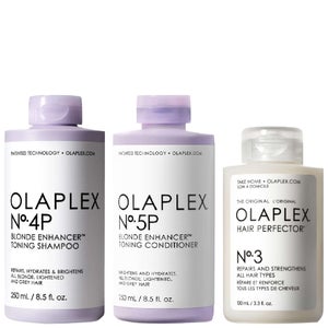 Olaplex Trio: Shampoo No.4P 250ml, Conditioner No.5P 250ml & Treatment No.3 Hair Perfector 100ml