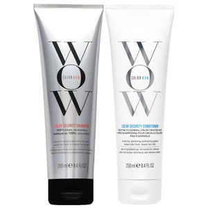 Color Wow Duo: Color Security Shampoo 8.4fl.oz. / 250ml & Conditioner For Fine to Normal Hair 8.4fl.oz. / 250ml
