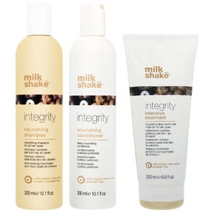 milk_shake Trio: Integrity Nourishing Shampoo 300ml, Conditioner 300ml & Intensive Treatment Mask 200ml