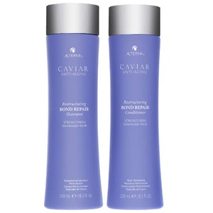 Alterna Duo: Caviar Anti-Aging Restructuring Bond Repair Shampoo 250ml & Restructuring Bond Repair Conditioner 250ml
