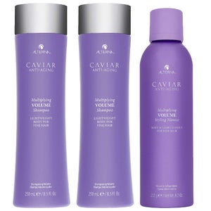 Alterna Trio: Caviar Anti-Aging Multiplying Volume Shampoo 250ml, Conditioner 250ml & Styling Mousse 232g