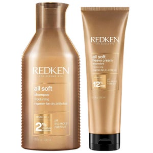 Redken Duo: All Soft Heavy Cream 250ml & Shampoo 300ml