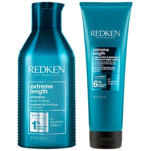 Redken Duo: Extreme Length Shampoo 300ml & Triple Action Treatment 250ml