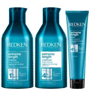 Redken Trio: Extreme Length Shampoo 300ml, Conditioner 300ml & Sealer 150ml