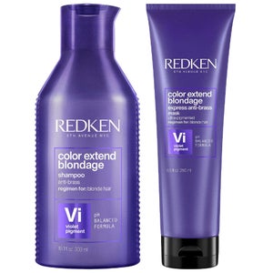 Redken Duo: Color Extend Blondage Purple Shampoo 300ml & Express Anti-Brass Mask 250ml
