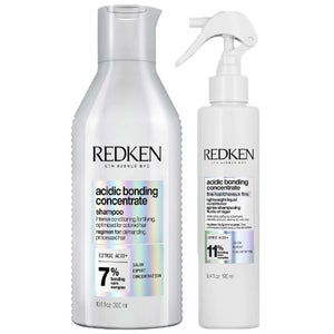 Redken Duo: Acidic Bonding Concentrate Shampoo 300ml & Lightweight Liquid Conditioner 190ml
