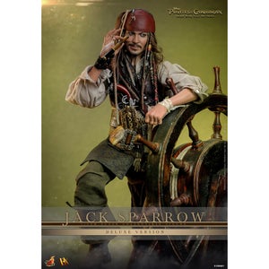 Hot Toys 1:6 Scale Pirates of the Caribbean: Dead Men Tell No Tales Jack Sparrow Deluxe Edition Statue