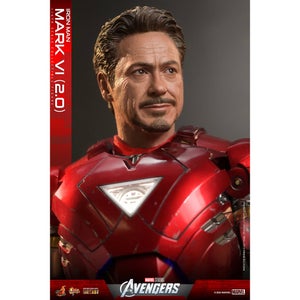 Hot Toys 1:6 Scale Marvel Iron Man Mark VI (2.0) Statue