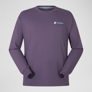 Unisex Mera Peak Long Sleeve T-Shirt - Purple