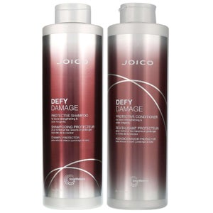 Joico Duo: Defy Damage Protective Shampoo 1000ml & Defy Damage Protective Conditioner 1000ml