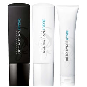 SEBASTIAN PROFESSIONAL Trio: Hydre Moisturizing-Shampoo 250ml, Conditioner 250ml & Deep-Moisturizing Treatment 150ml
