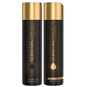 SEBASTIAN PROFESSIONAL Duo: Dark Oil Lightweight Shampoo 250ml & Dark Oil Lightweight Conditioner 250ml