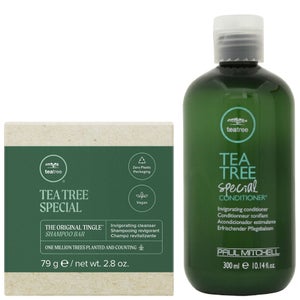 Paul Mitchell Duo: Tea Tree Special Shampoo Bar 79g & Special Conditioner 300ml