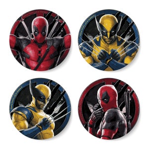 Deadpool & Wolverine Best Bubs Round Coaster Set